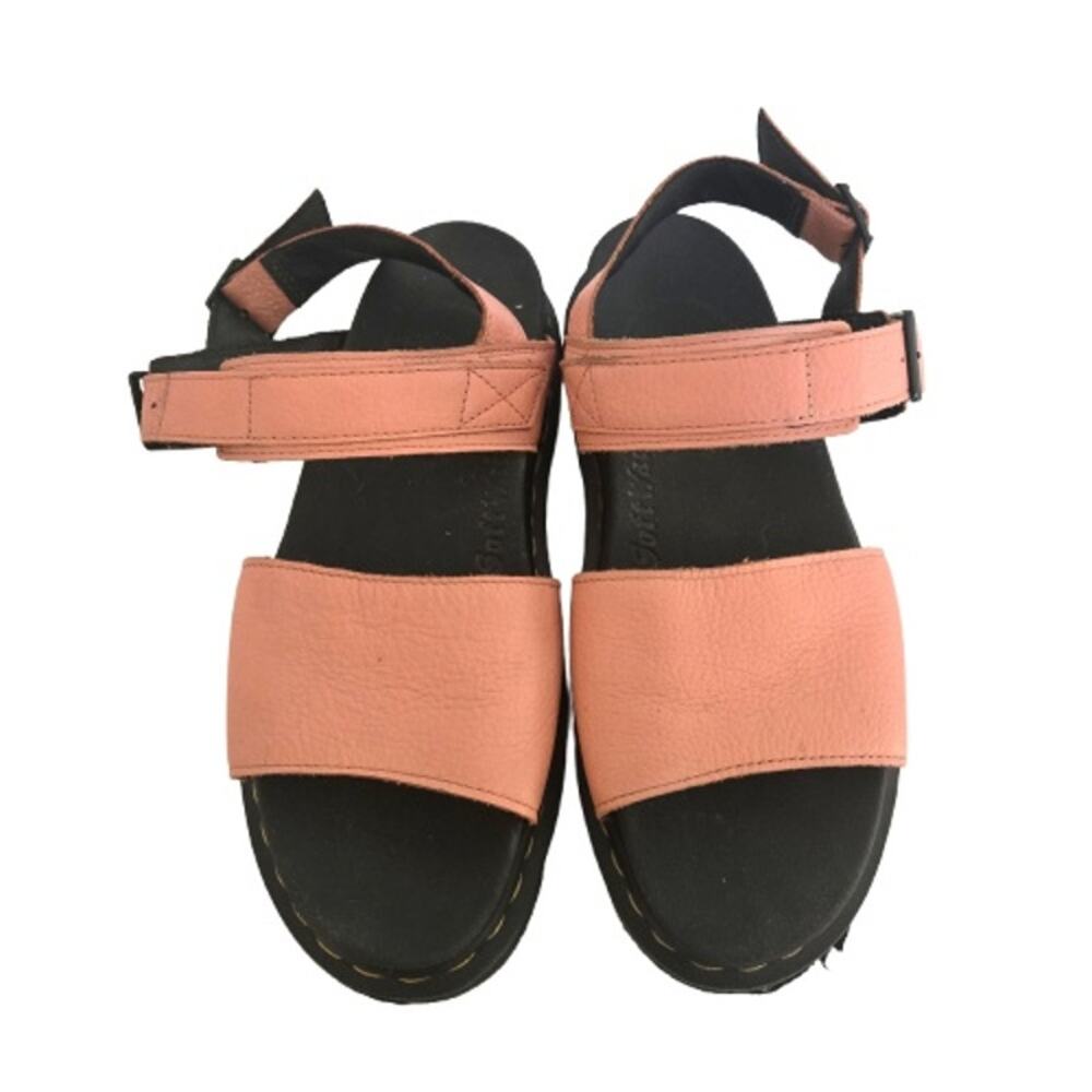 Dr. Martens Voss Platform Sandals US W 11 Peach Coral